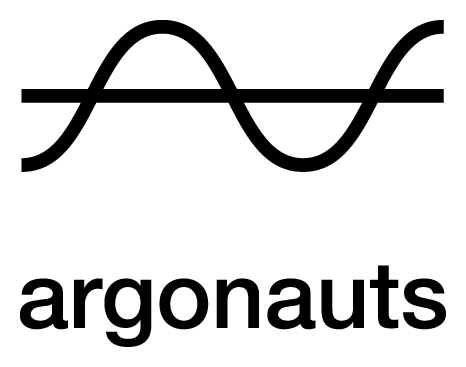 argonauts logotype black verical bgrnd